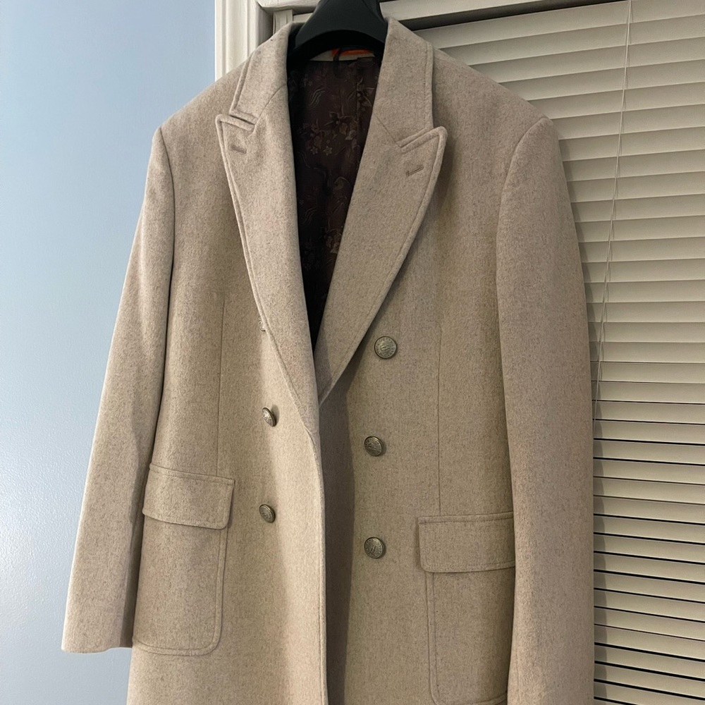 Cream coat